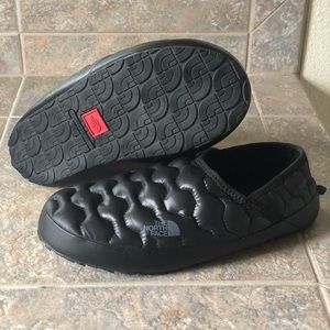 The North Face insulated slippers